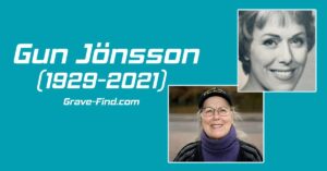 Gun Jönsson (1929-2021) Swedish Actress find a grave