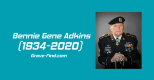 Bennie Gene Adkins Find A Grave (1934-2020)