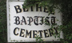 Bethel Baptist Cemetery Alberta, Canada