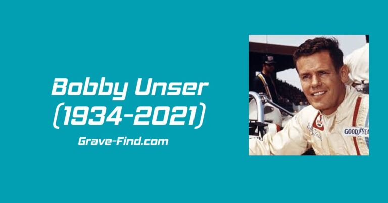 Bobby Unser ( 20 February 1934 – 2 May 2021)