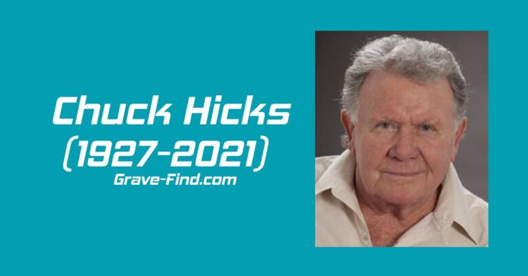 Chuck Hicks (1927-2021) American Actor