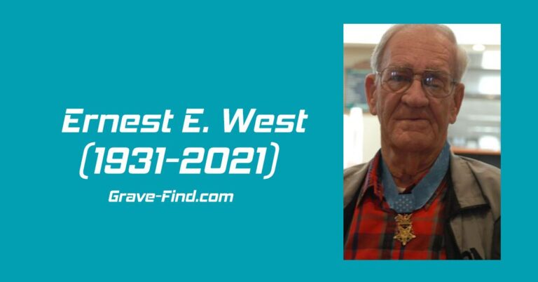 Ernest E. West (2 Sep 1931 – May 2021 aged 89)