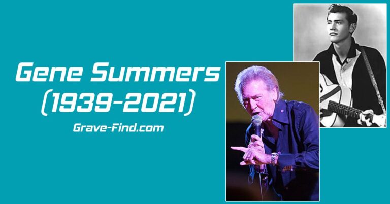 Gene Summers (1939-2021) American Singer