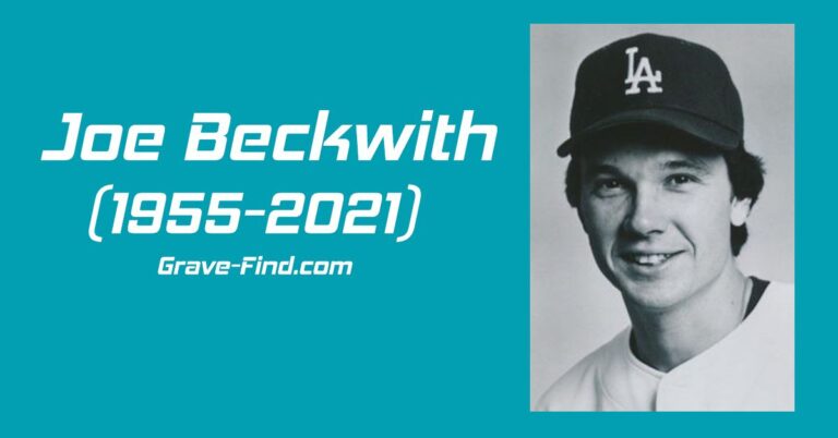 Joe Beckwith (1955-2021) Baseball Player