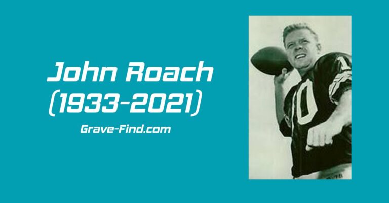 John Roach (1933-2021) American football player