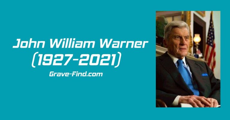 John Warner (1927-2021) American Attorney and Politician