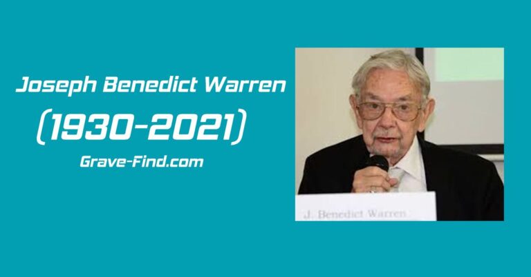 Joseph Benedict Warren (1930-2021)