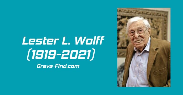 Lester L. Wolff (1919–2021)