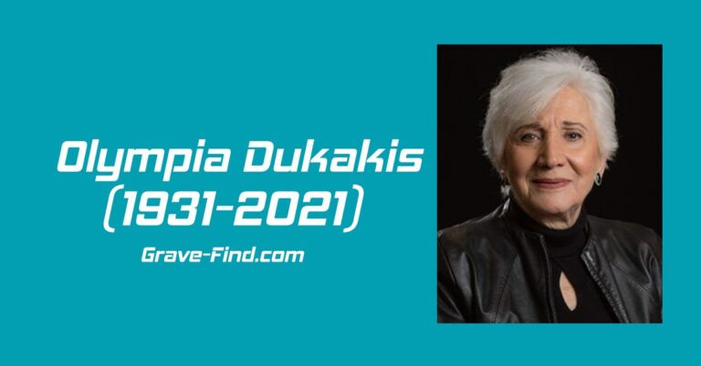 Olympia Dukakis American Actress (1931-2021)