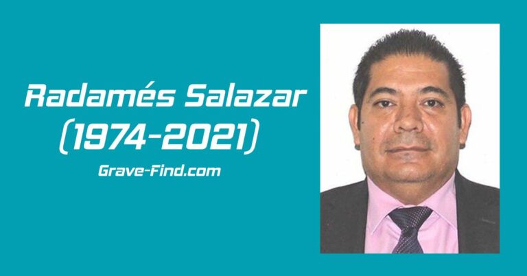 Radamés Salazar (1974-2021) Mexican politician