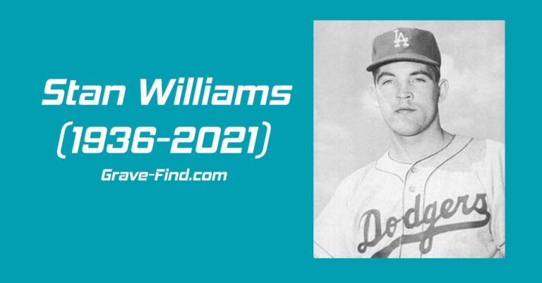 Stan Williams (1936-2021) Baseball Player