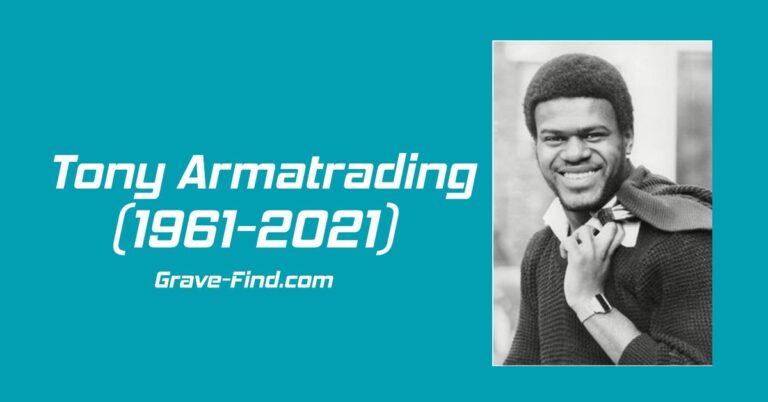 Tony Armatrading Actor (1961-2021)