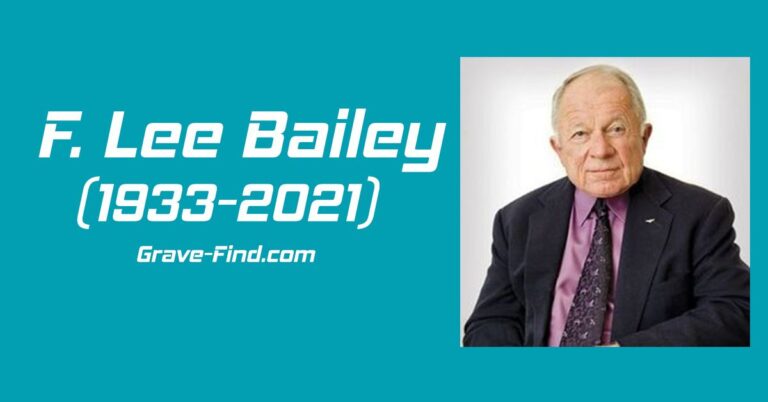 F. Lee Bailey (1933-2021) American Attorney