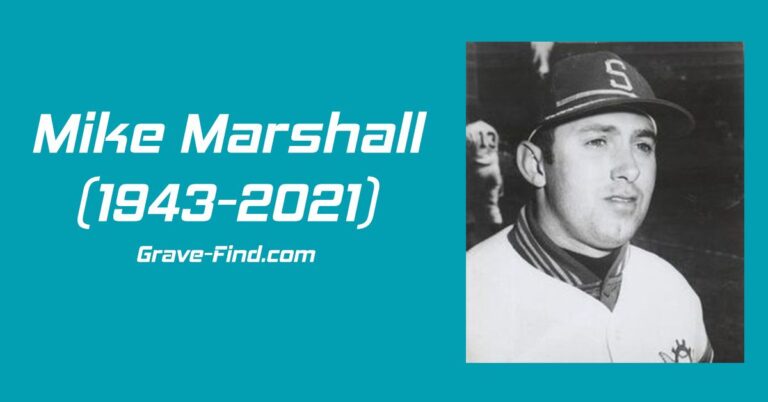 Mike Marshall (1943-2021) Baseball pitcher