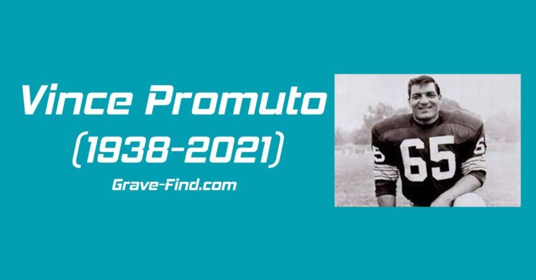 Vince Promuto (1938-2021) American Football Player