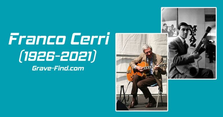 Franco Cerri (1926-2021) Italian Guitarist