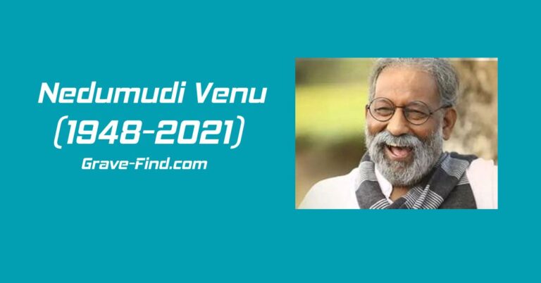 Nedumudi Venu (1948-2021) Indian Actor