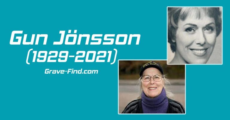 Gun Jönsson (1929-2021) Swedish Actress