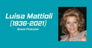 Luisa Mattioli (1936-2021) Italian Actress find a grave