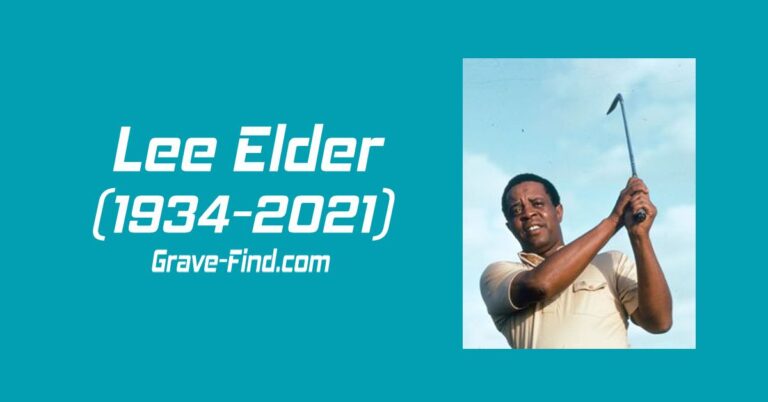 Lee Elder (1934-2021) American Golfer