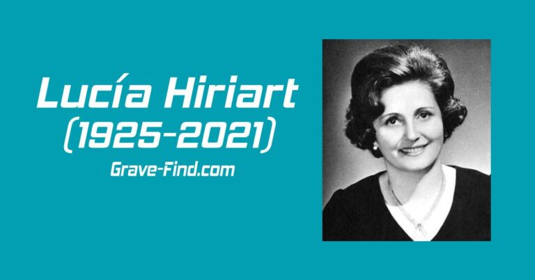 Lucía Hiriart (1925-2021) Former First Lady of Chile