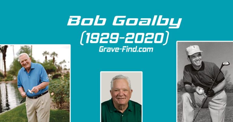 Bob Goalby (1929-2022) American Golfer