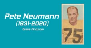 Find a Grave Pete Neumann (1931-2020)