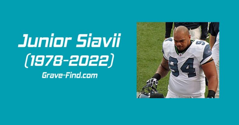 Junior Siavii (1978-2022) American Football Player