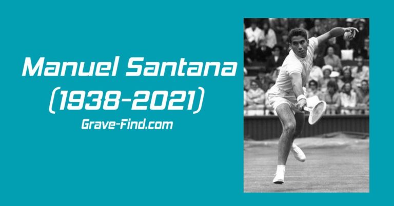 Manuel Santana (1938-2021) Spanish Tennis Player