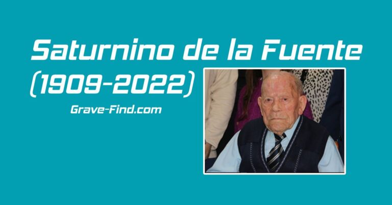 Saturnino de la Fuente (1909-2022)