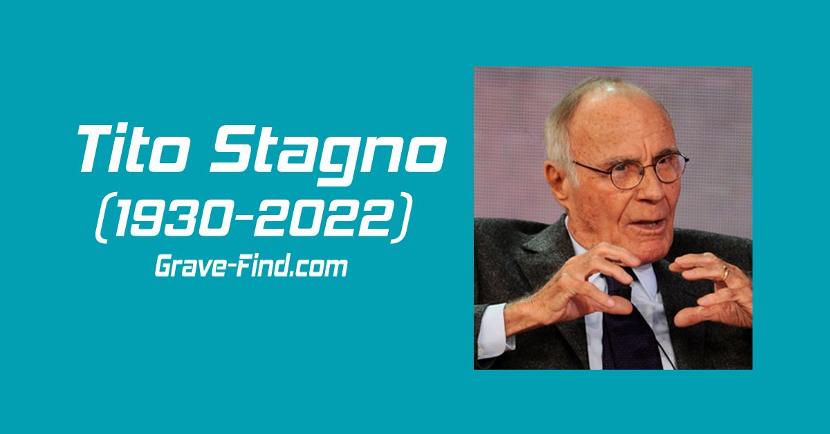 Tito Stagno Italian Journalist (1930-2022)