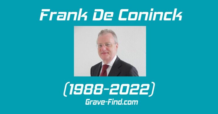 Frank De Coninck (1945-2022) Belgian Diplomat Find a Grave