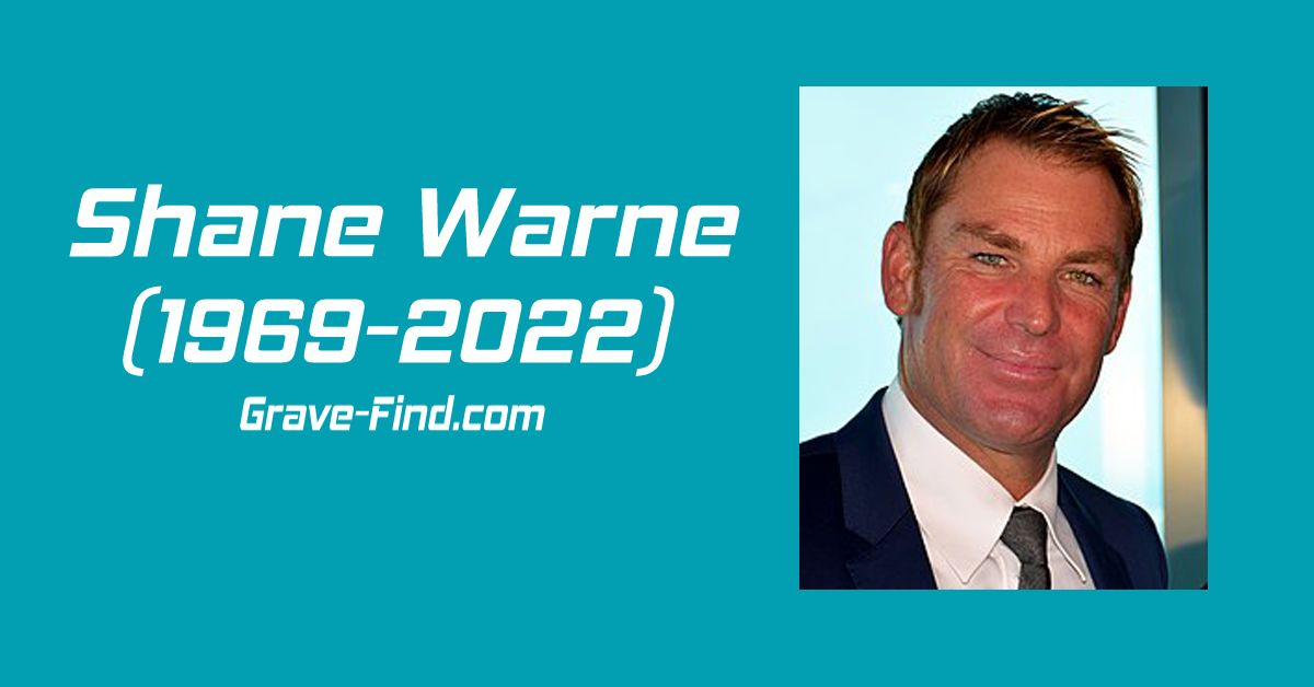 Shane Warne (1969-2022) Australian Cricketer Find a Grave