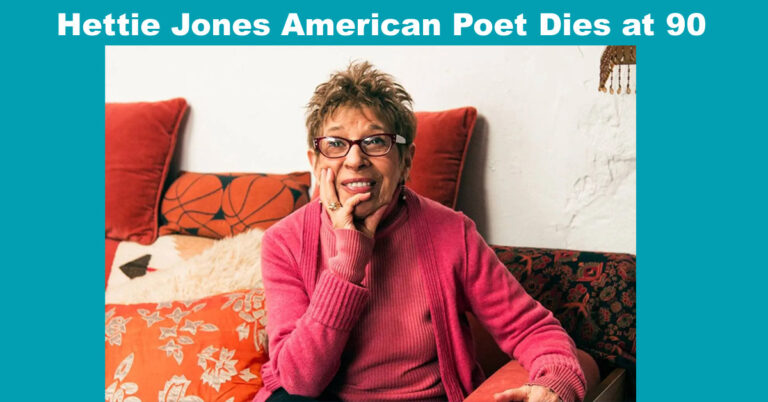 Hettie Jones American Poet Dies at 90