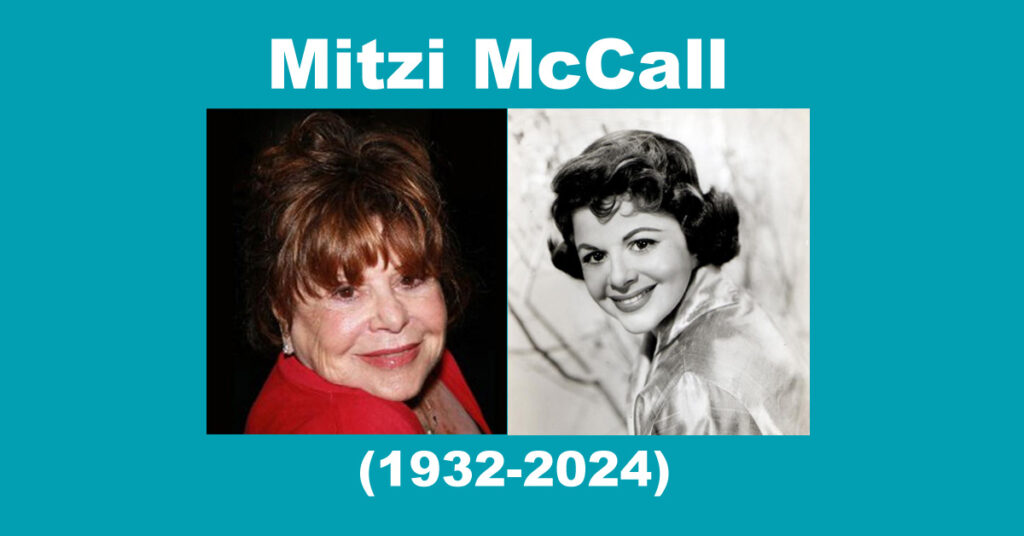 Mitzi McCall (1932-2024) American Comedian and Actress