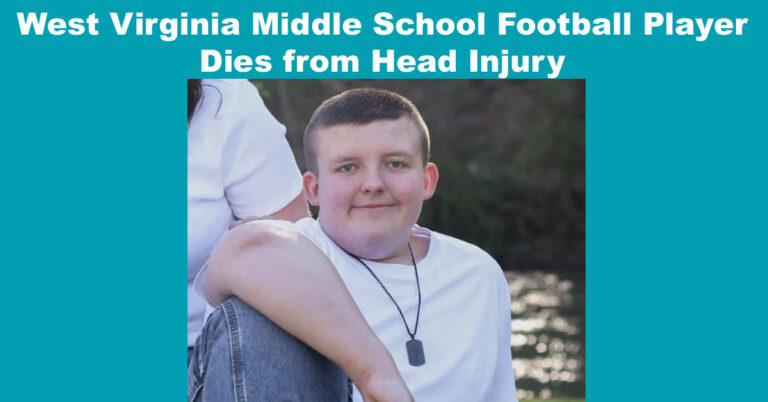 West Virginia Middle School Football Player Dies from Head Injury